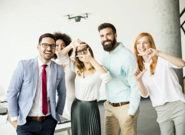 drones en fiestas y eventos