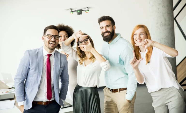 drones en fiestas y eventos